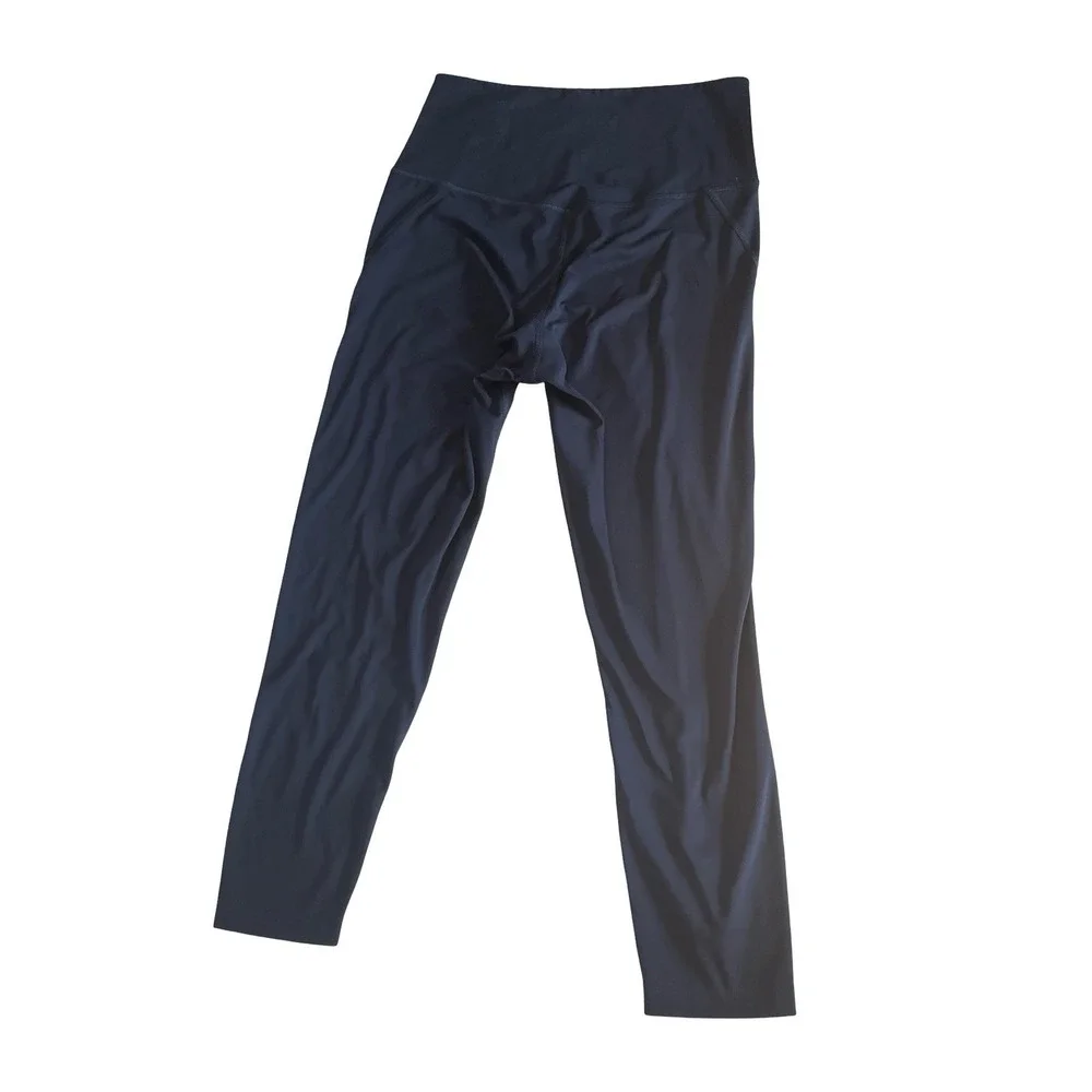 girlfriend collective Size M Compressive High Rise Legging Dark‎ Blue Crop 24